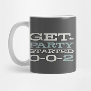 Funny Pickleball Get the Party Started 0-0-2 Mug